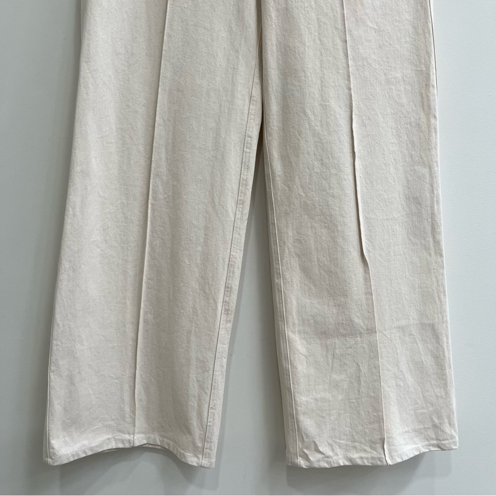 Isabel Marant Pants Creamy White (Ecru) Dilemony Denim Trousers 38 U.S Size 6 - Picture 7 of 16